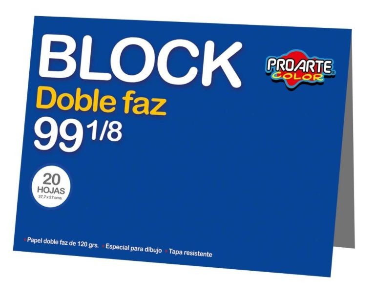 BLOCK MEDIO Nº 99 DOBLE FAZ 20 H